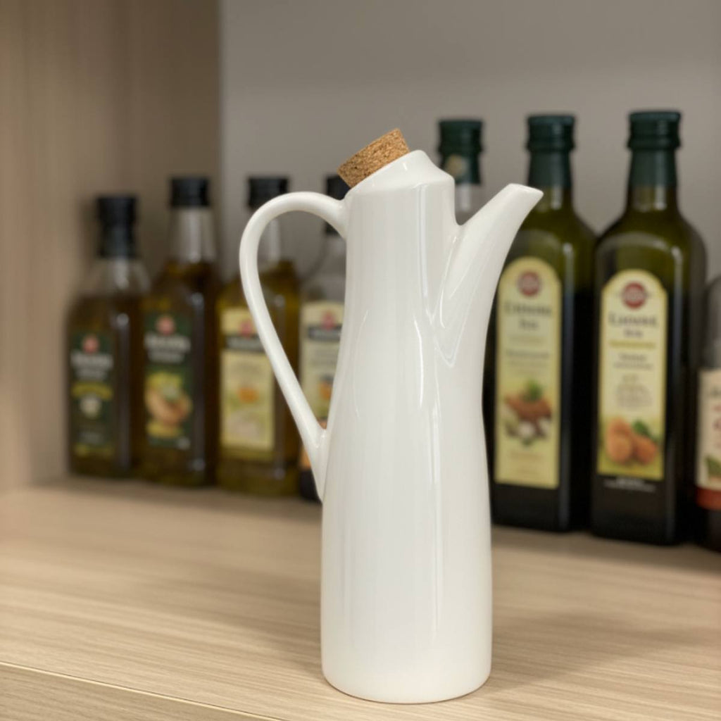 Azeiteiro de Cerâmica Oásis 250ml com Rolha de Cortiça