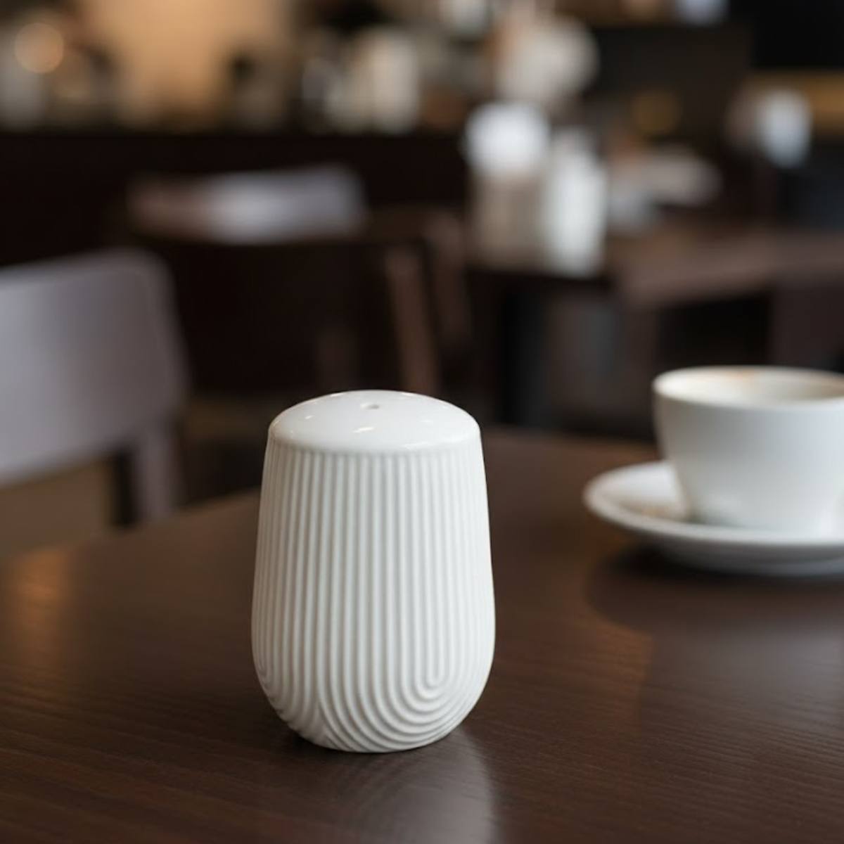 Saleiro e Pimenteiro Oasis com Suporte de Bambu – Design Elegante e Funcional