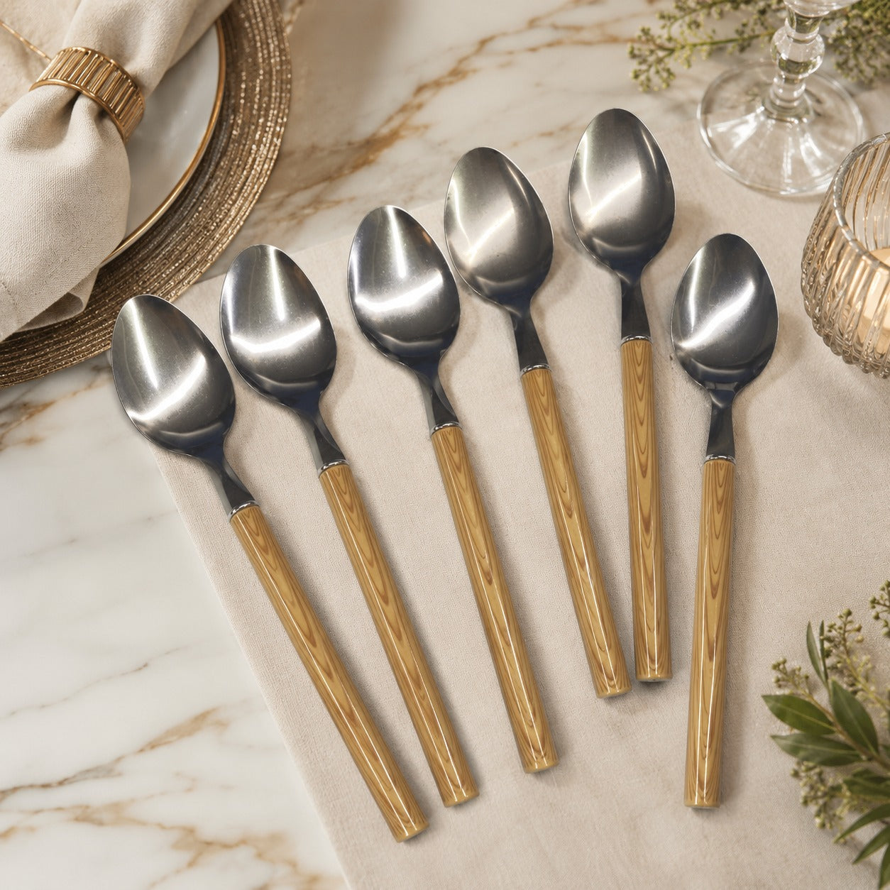 Conjunto de Talheres 6 Peças de Aço Inox Tijucas 19 Cm