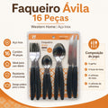 Faqueiro com 16 Peças Aço Inox Avila Western Home