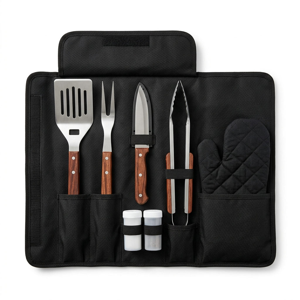 KIT CHURRASCO COM AVENTAL