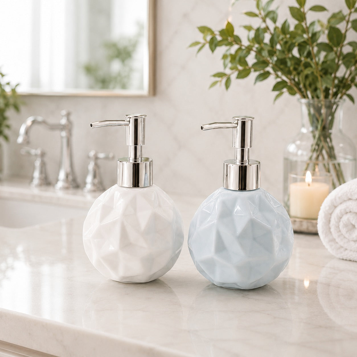 Saboneteira Dispenser Liquido 300 ML Elegance