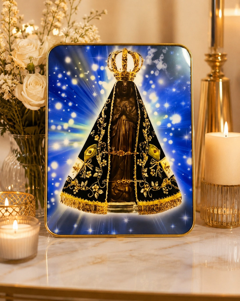 Quadro Nossa Senhora Aparecida 19x24 Cm