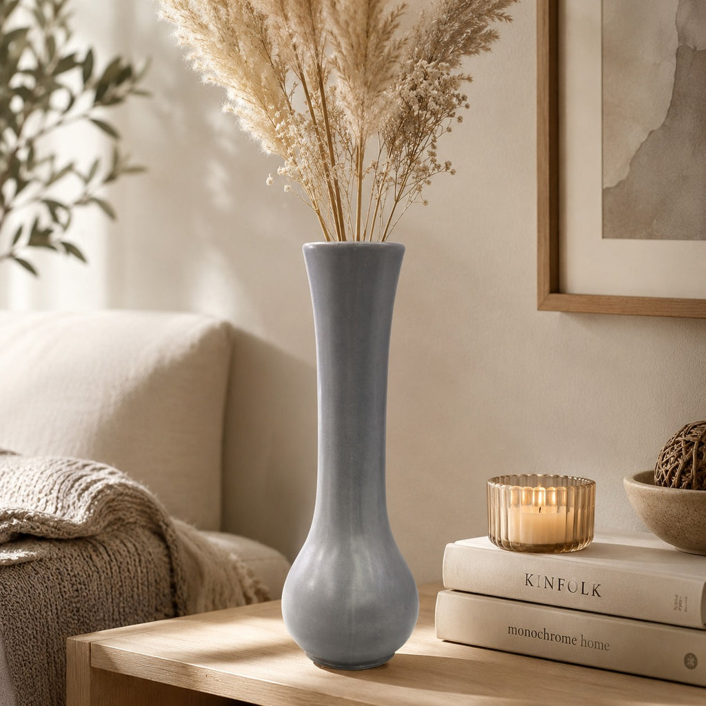 Vaso de Cerâmica Decorativo 20Cm Gemini