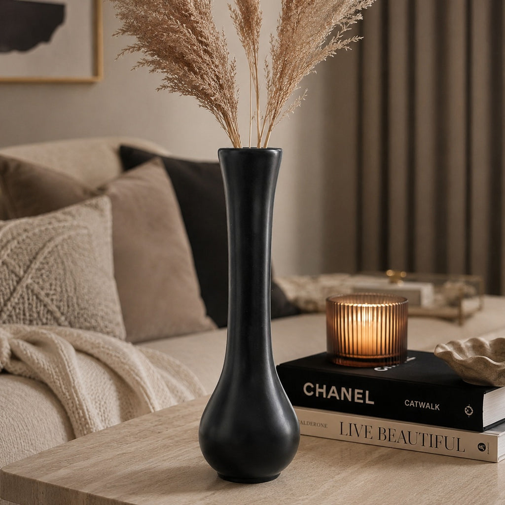 Vaso de Cerâmica Decorativo 20Cm Gemini