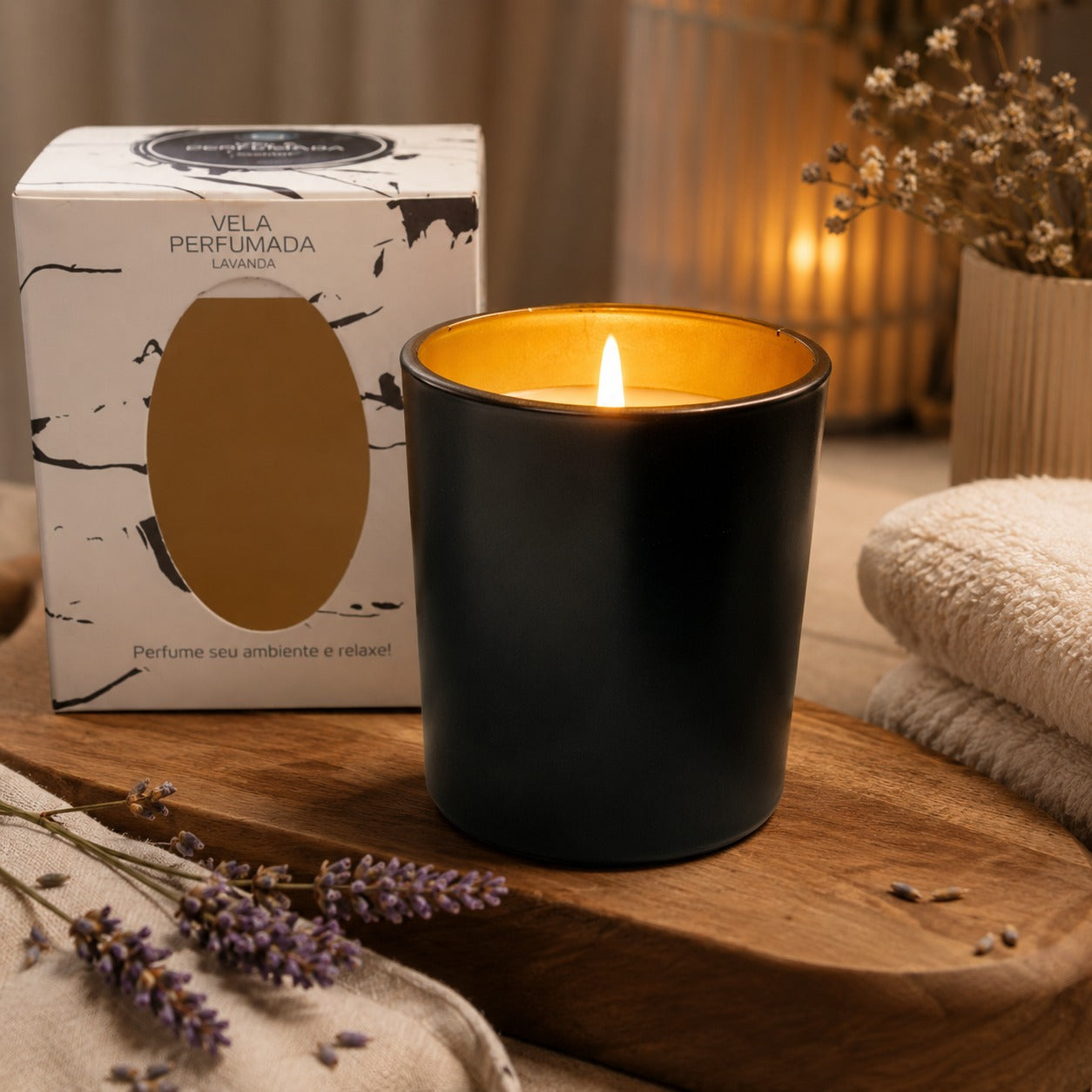 Vela Perfumada Lavanda GIF Home