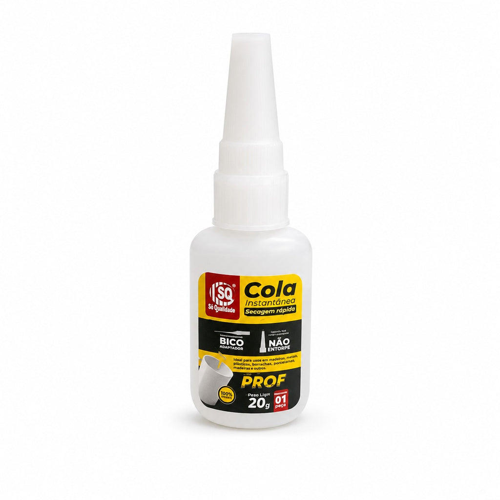 Cola Instantânea 20 G Bico Adaptador- Super cola
