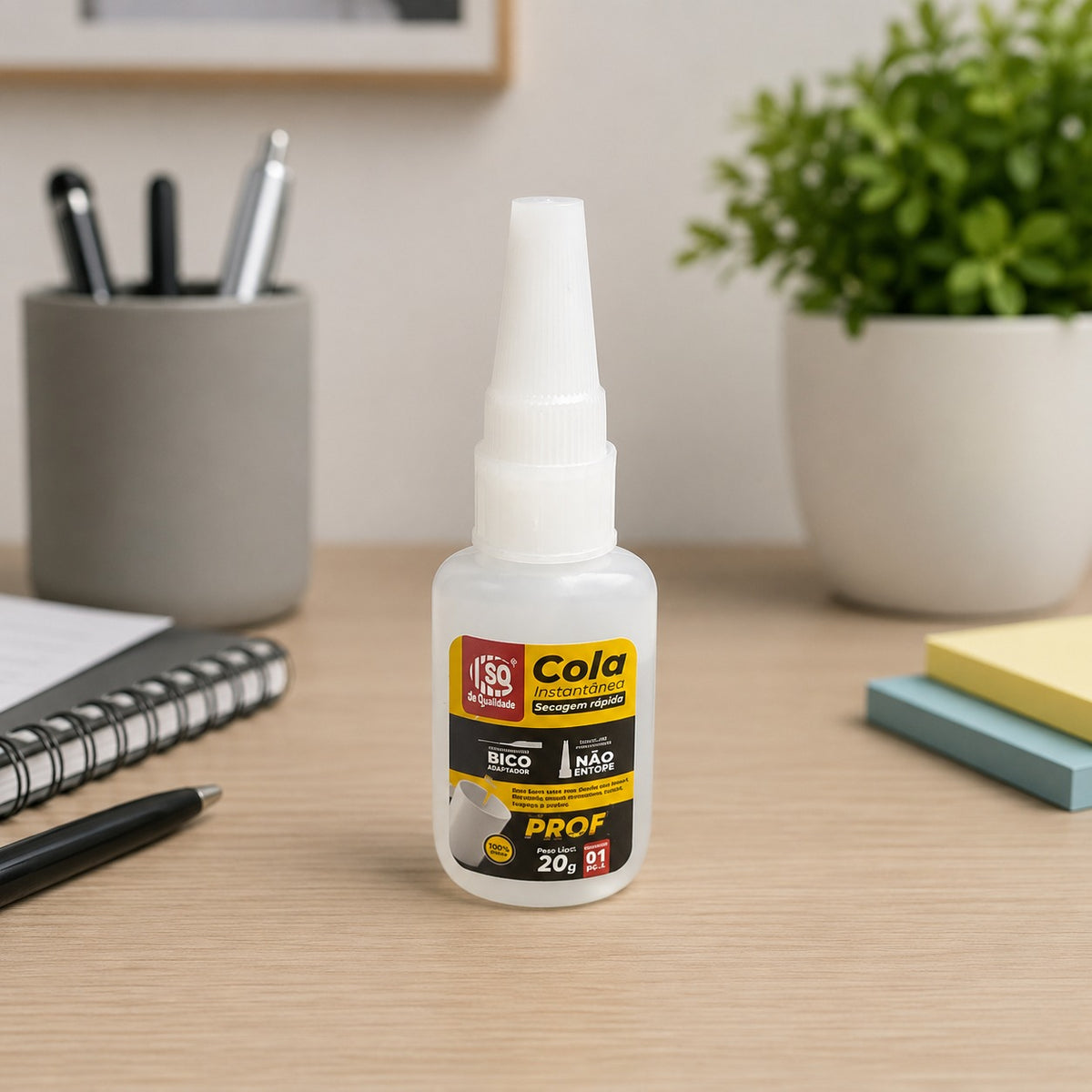 Cola Instantânea 20 G Bico Adaptador- Super cola