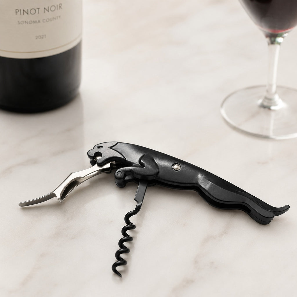 Saca Rolha De Meteal Completo 14,2 Cm Para Vinho/Bebidas