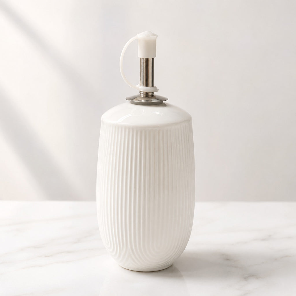 Azeiteiro de Cerâmica Oásis 250ml Com Vedação Aço Inoxidavél Hauskraft