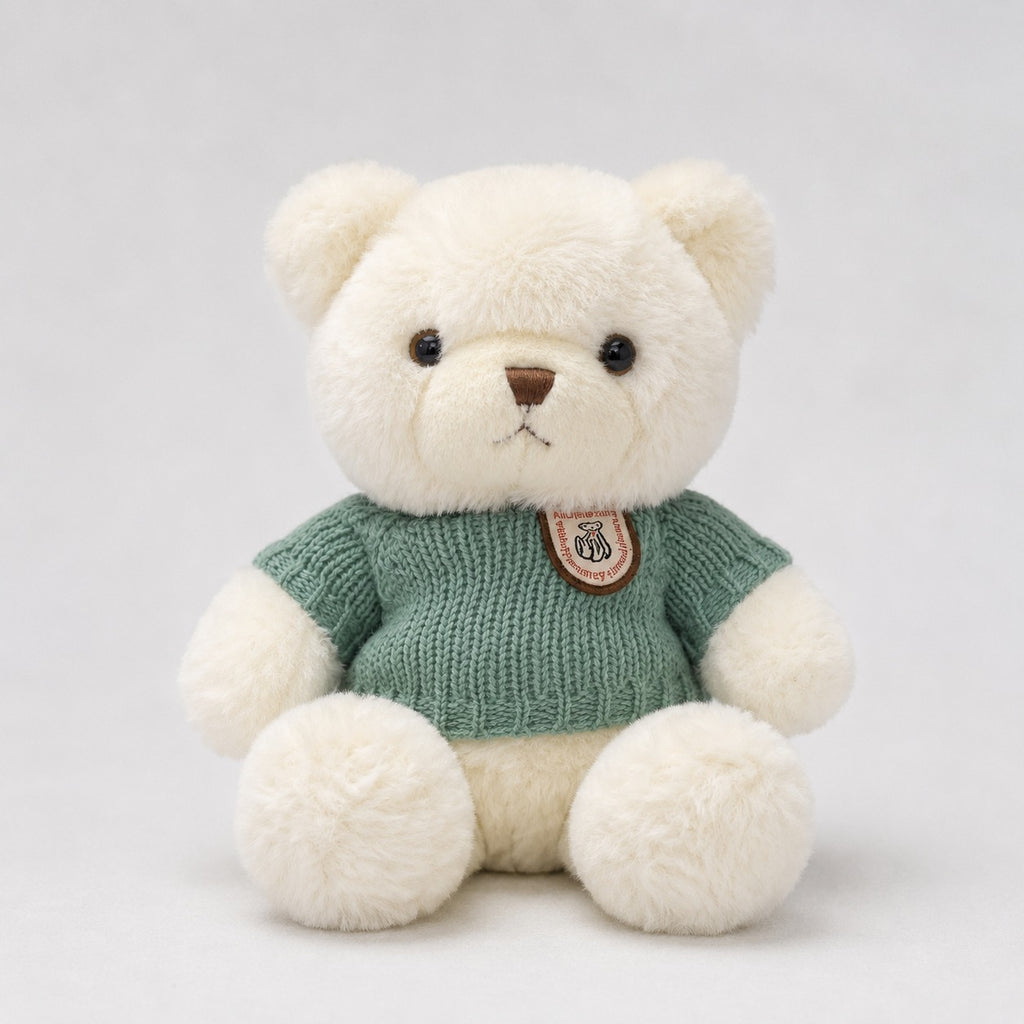 Urso de Pelúcia 30 cm com Blusa de Tricô Macio - Mix Cores