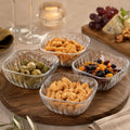 Conjunto de 4 Petisqueiras em Vidro 280 ML Hauskraft