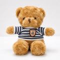 Urso de Pelúcia com Roupinha Listrada 30cm Fofinho