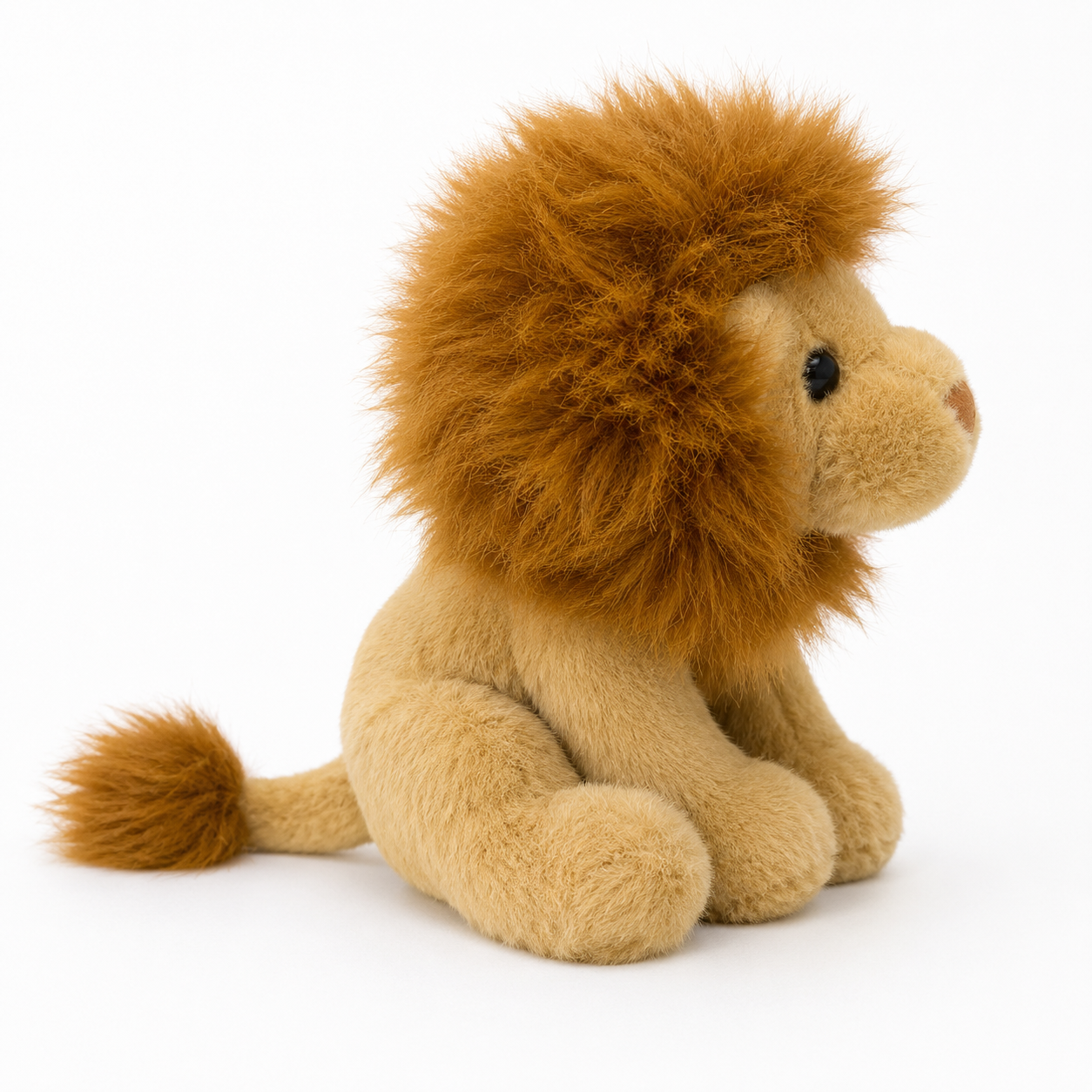 Leão de Pelúcia 30 Cm Com Juba Macia Gumi