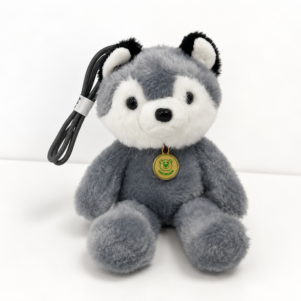 Bichinhos de Pelúcia Felpudos 17 Cm Com Cordão de Chaveiro