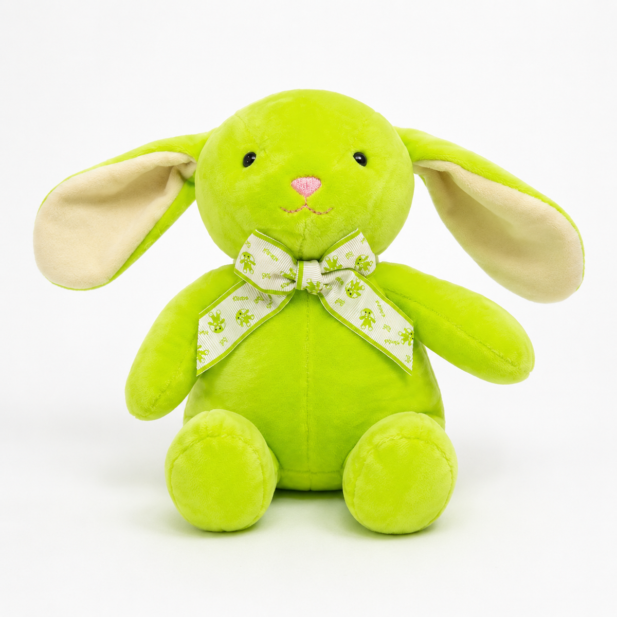 Coelinho de Pelúcia Mácio Com Gravata 20Cm Mix Cores