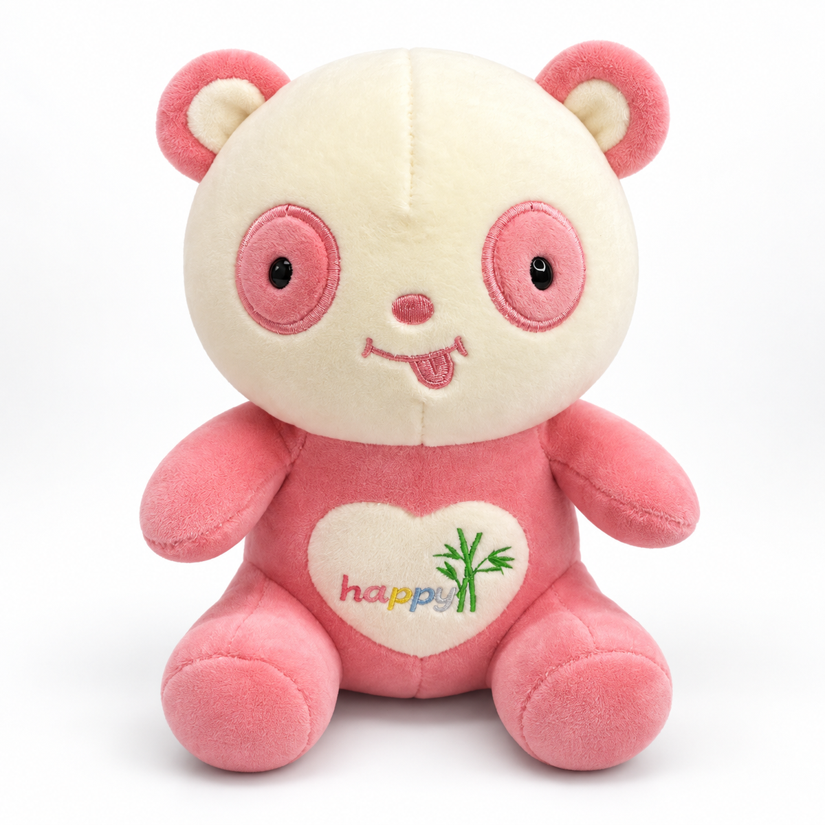 Ursinho de Pelúcia 20 cm com Coração Bordado – Mix de Modelos e Cores