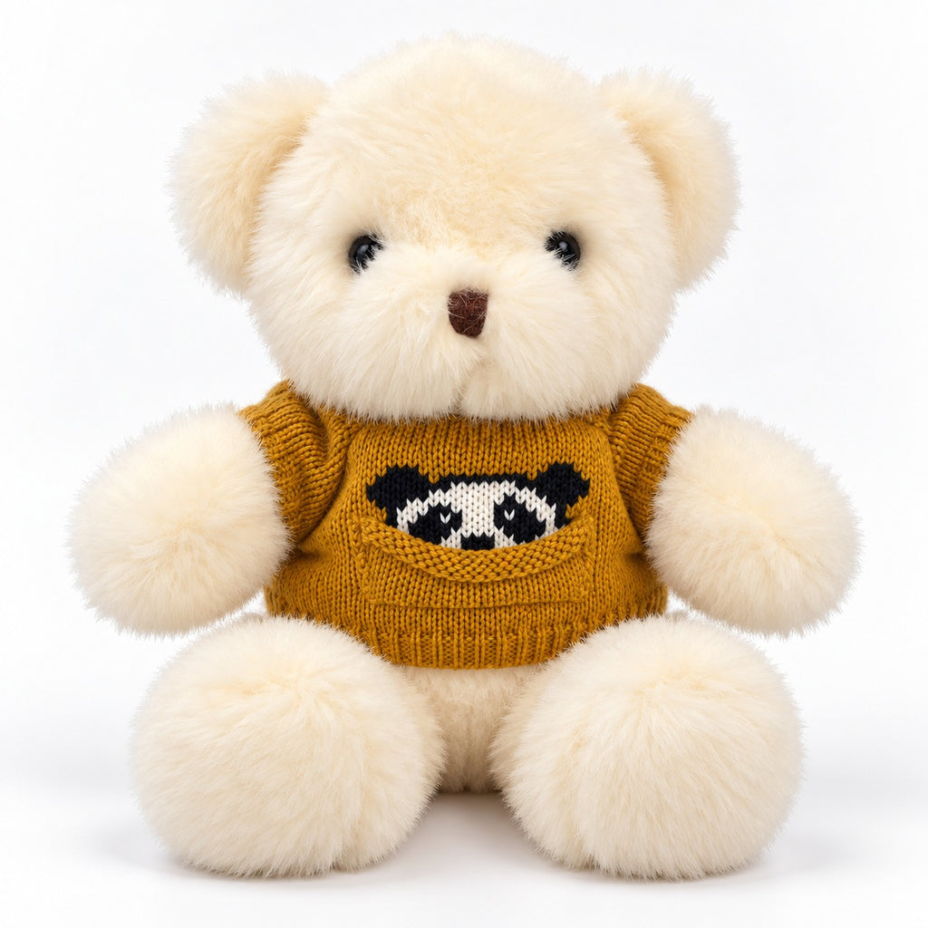 Urso de Pelúcia com Roupinha Mix Cores de 30 Cm Gumi