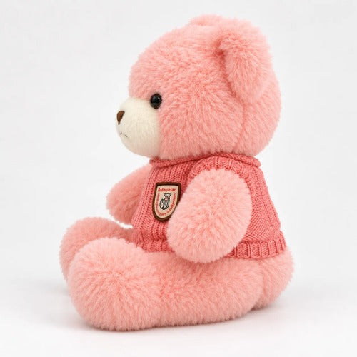 Urso de Pelúcia 35 cm com Blusa de Tricô Macio - Mix Cores