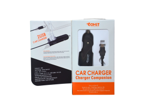 Carregador para celulares veiculares c/duas entradas