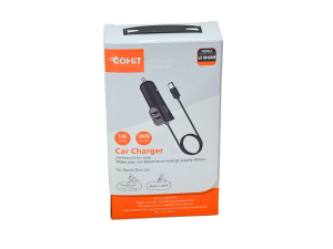 Carregador para celulares veiculares c/duas entradas