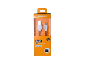 Cabo usb v8 c/1 metro - alfacell
