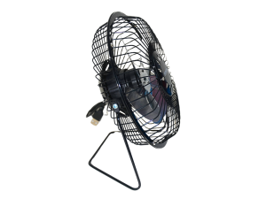 Mini ventilador portátil de mesa preto - alfacell