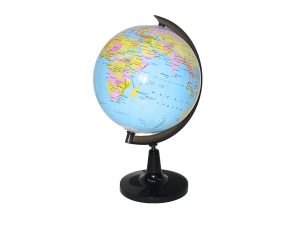 Globo terrestre com esfera giratória grande