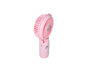 Mini ventilador portátil rosa de gatinho