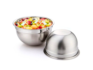 Bowl de inox 23x9 - milk