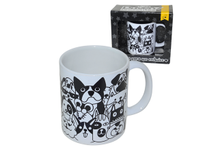 Caneca de porcelana edição especial pets (325ml)