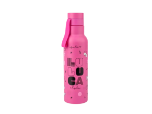Garrafa térmica 500ml luluca - rosa - up
