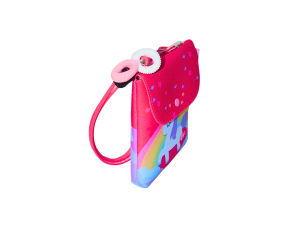 Bolsinha de ombro para meninas - unicórnio - princesa pink