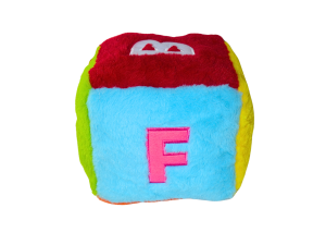 Dado de pelúcia com letras educativo nfantil - fc2776 - fizzy