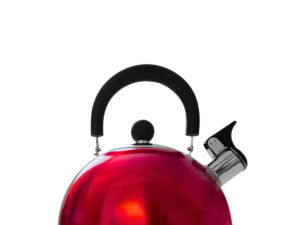 Chaleira em inox (2,5l) com alça - red - clink