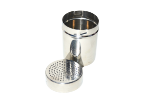 Saleiro em inox com diversas aberturas