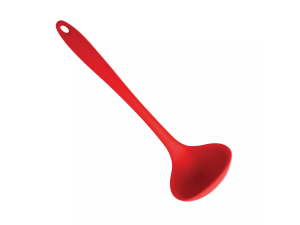 Concha para caldos de silicone vermelha -  (29,5cm) - unygift