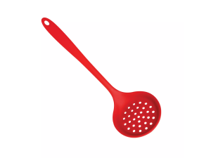 Escumadeira vermelha em silicione - unygift