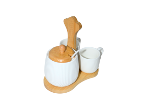 Xícara de café com açucareiro, conjunto café e açúcar, xícara com potinho, pcln235, xícara elegante, açucareiro de cerâmica, conjunto para café.