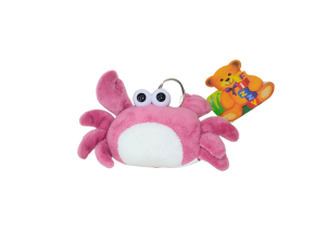 Mini chaveirinho rosa de carangueijo - fizzy