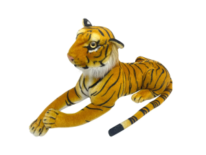 Pelúcia tigre realista grande - (48cm) - caa toys