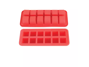Forma de silicione para gelo - vermelha - unygift