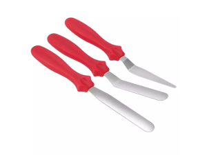 Kit de espátulas para confeitar com 3 peças - unygift