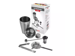 Kit completo barista com acessórios e coqueteleira (21cm) - unygift