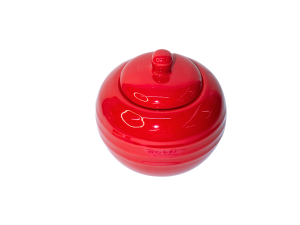 Açucareiro moderno vermelho - hauscraft