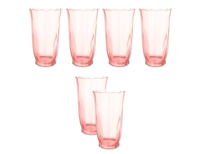 Conjunto de copos para drinks e bebidas (350ml)- peach - hauscraft