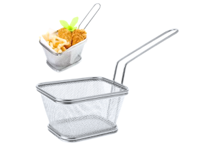 Cesta servir porcoes em inox - ke