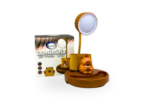 Luminária capivara fofinha com porta treco - interponte