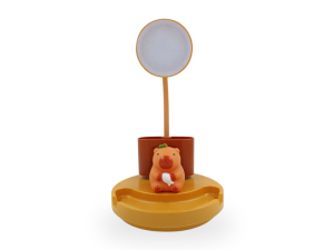 Luminária capivara fofinha com porta treco - interponte