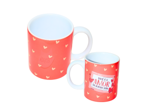 Caneca ceramica romântica| você é o amor | dia dos namorados